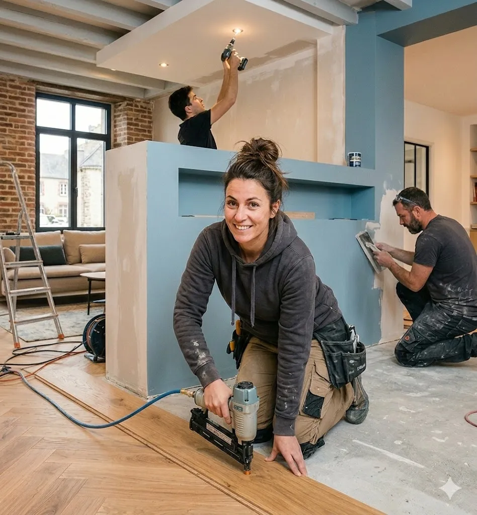 Rénovation de maisons et appartements sur Rennes et sur le département d'Ille et Vilaine